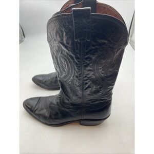 NOCONA-BLACK LEATHER COWBOY-WESTERN BOOTS-MADE IN USA-MEN'S SIZE 13D-N31286-4091